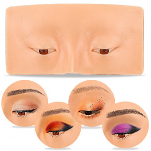 MAQUETA 5D PARA PRACTICAR MAQUILLAJE DE OJOS Y CEJAS