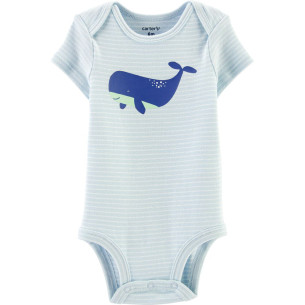 BODY | STRIPED WHALE COLLECTIBLE BODYSUIT TALLA 3M - CARTER'S