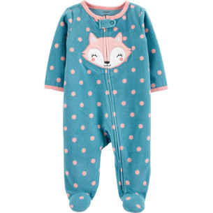 PIJAMA | FOX ZIP-UP FLEECE SLEEP & PLAY TALLA 3M - CARTER'S