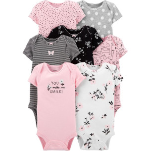 BODY'S | 7-PACK ANIMALS ORIGINAL BODYSUITS TALLA RECIEN NACIDO - CARTER'S