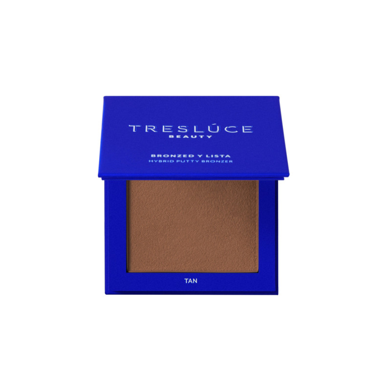 BRONCEADOR EN CREMA | BRONZED Y LISTA  HYBRID PUTTY BRONZER IN TAN - TRESLUCE BEAUTY