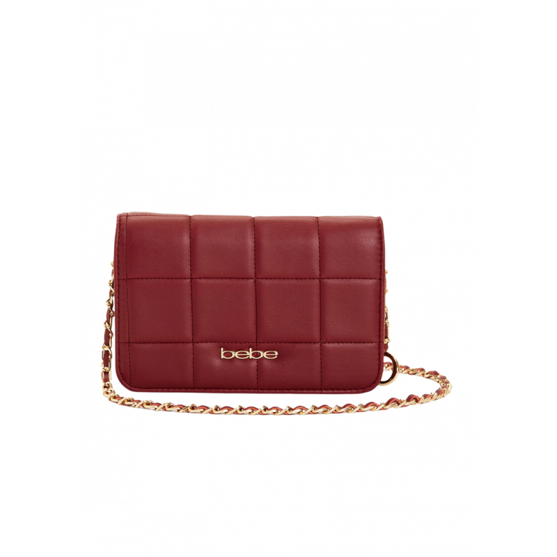 CROSSBODY | CHICA FLAP CROSSBODY WINE - BEBE