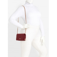 CROSSBODY | CHICA FLAP CROSSBODY WINE - BEBE