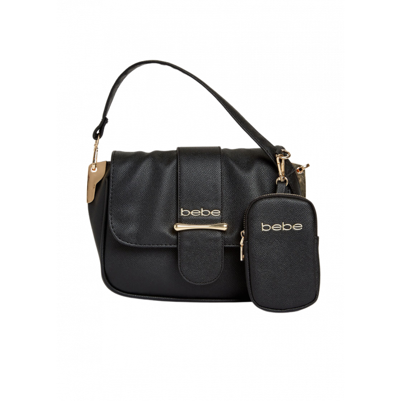 CARTERA CROSSBODY SAINT FLAP COLOR NEGRO - BEBE