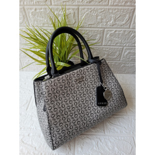 CARTERA GRIS/NEGRO - GUESS
